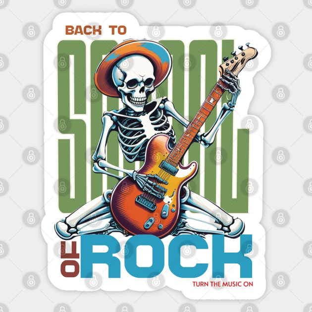 Back to School of Rock Sticker by Urbanprint